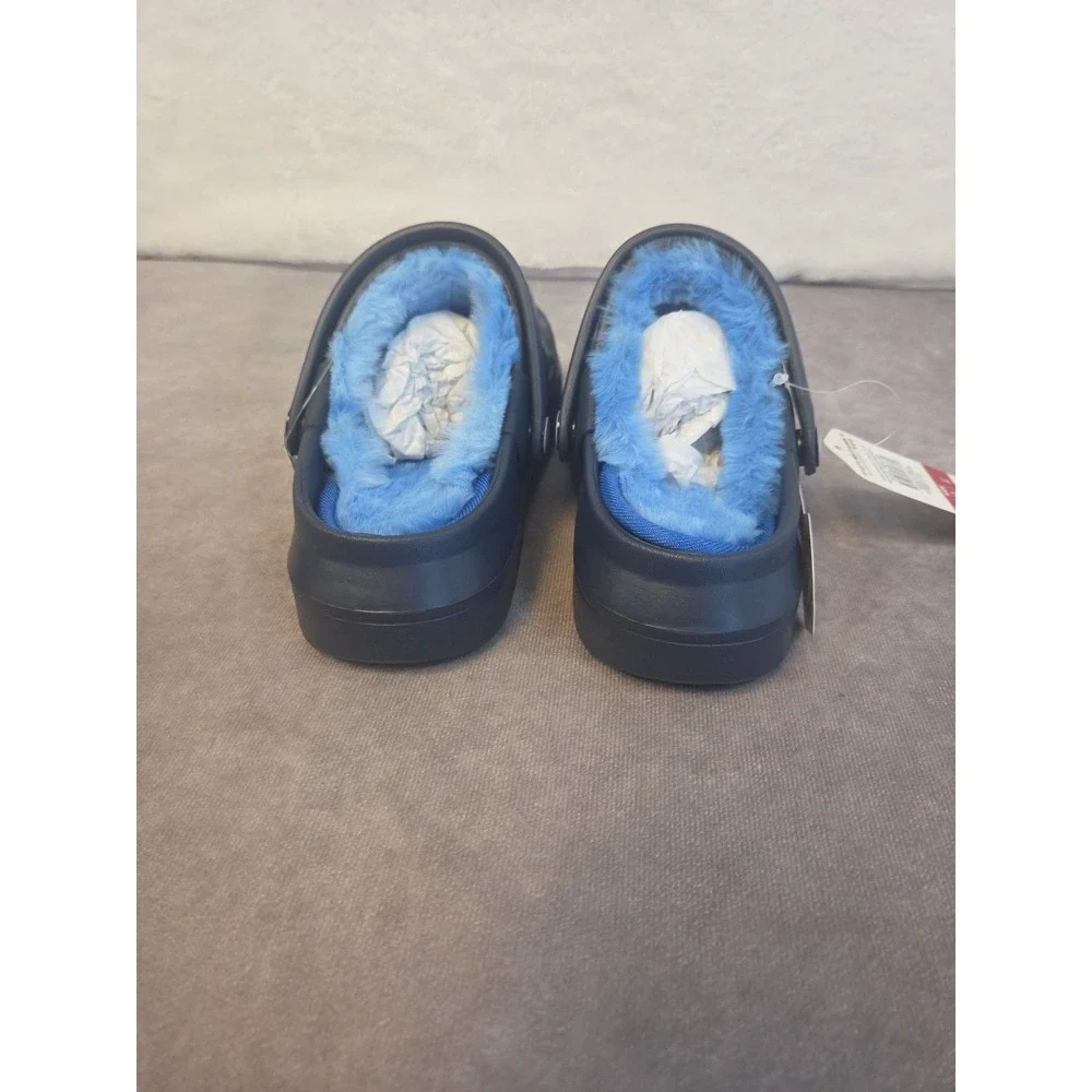 JoybeesFur Lined  Clogs Childs Size YouthJ1 Navy NWT